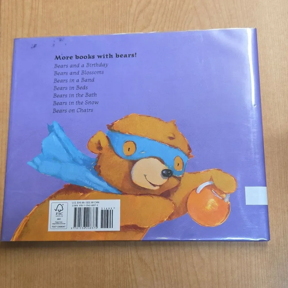 6 Childrens‎ Hardcover Books About Bears
